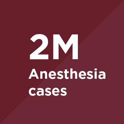 2 million anesthesia cases
