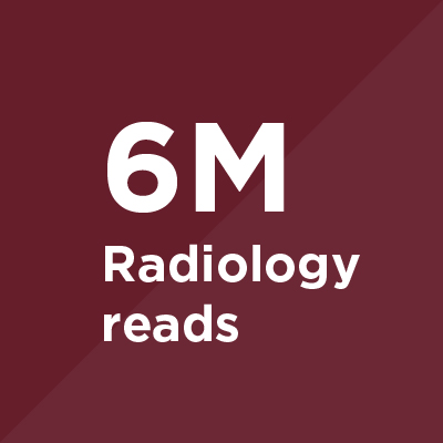 6 million radiology reads